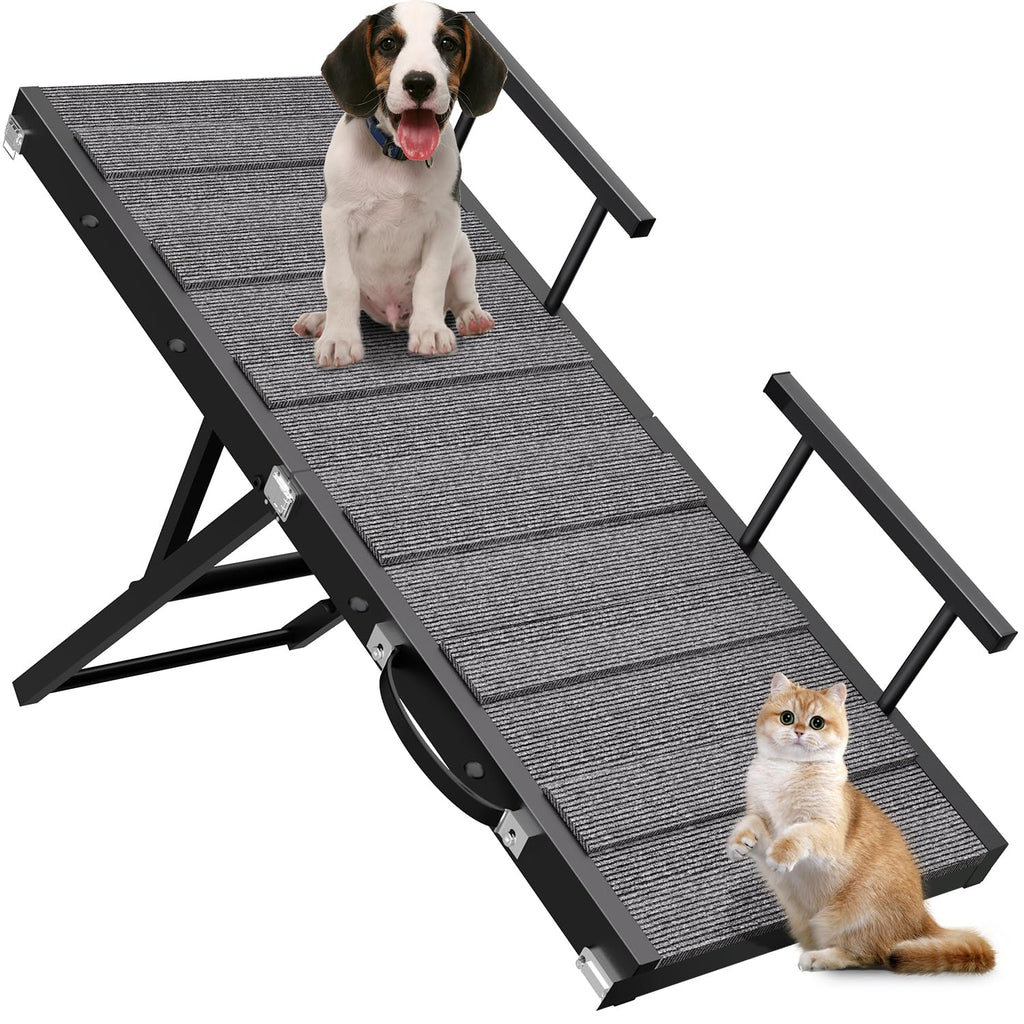 CozyClimb: Dog Ramp with Handrails